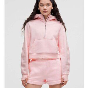 Lululemon Scuba Oversized Half-Zip Hoodie Strawberry Milkshake Size XL/XXL